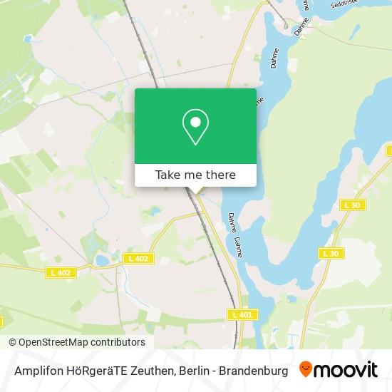 Карта Amplifon HöRgeräTE Zeuthen