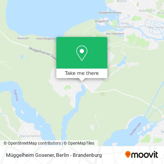 Müggelheim Gosener map