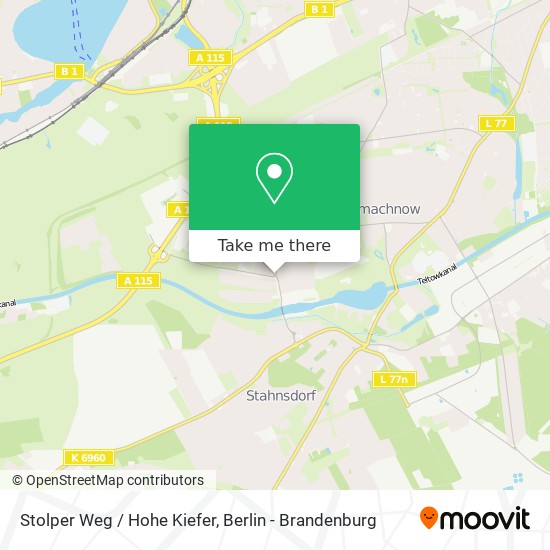 Stolper Weg / Hohe Kiefer map