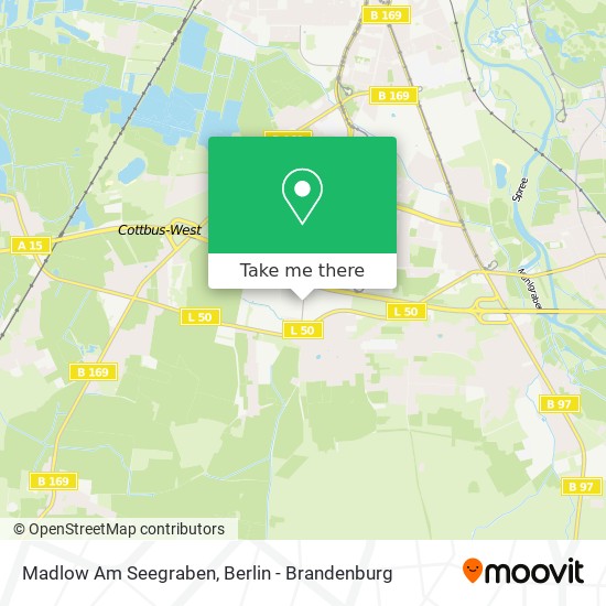 Madlow Am Seegraben map