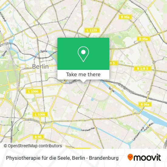 Physiotherapie für die Seele map