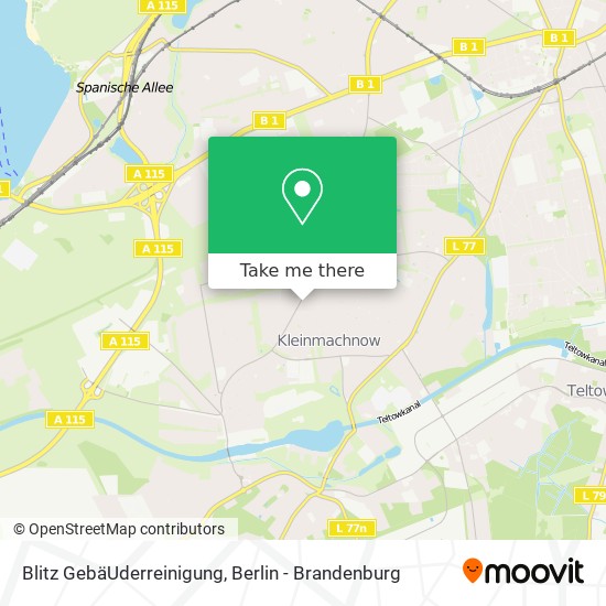 Blitz GebäUderreinigung map