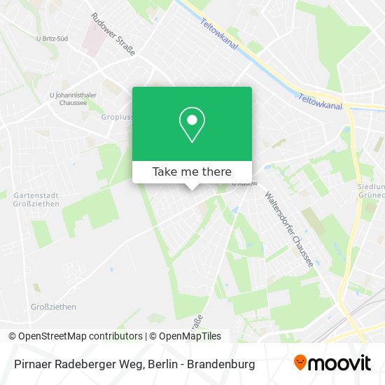 Pirnaer Radeberger Weg map