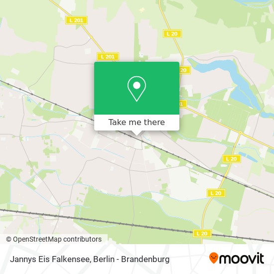 Карта Jannys Eis Falkensee