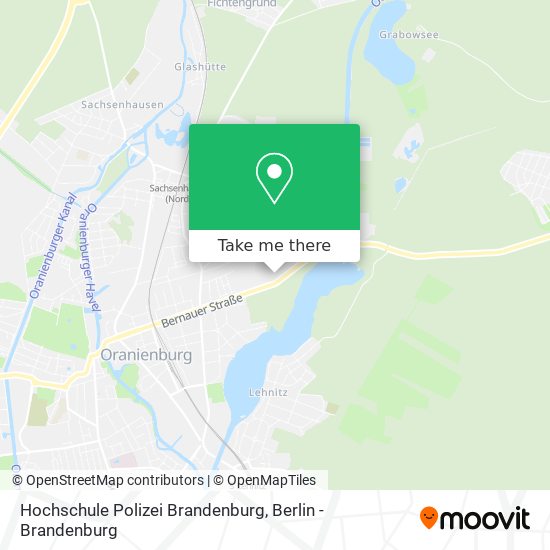 Hochschule Polizei Brandenburg map