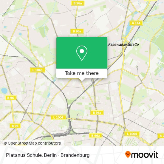 Platanus Schule map