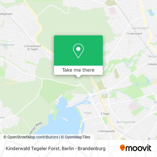 Kinderwald Tegeler Forst map