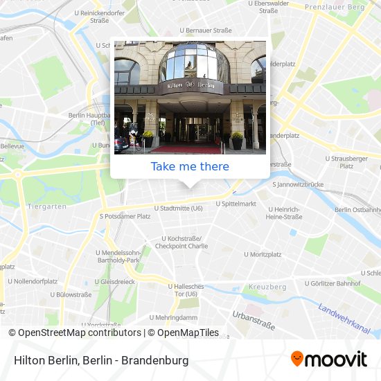 Hilton Berlin map
