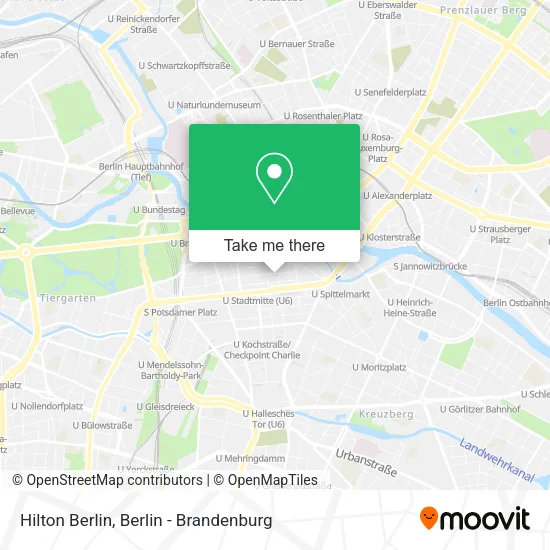 Карта Hilton Berlin
