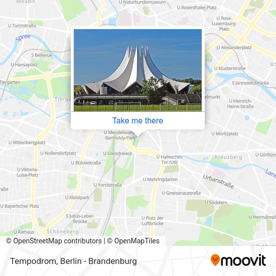 Карта Tempodrom