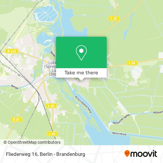 Fliederweg 16 map