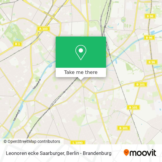 Leonoren ecke Saarburger map