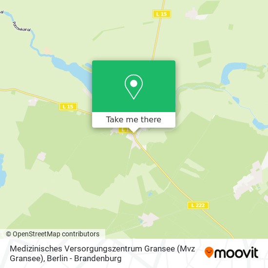 Карта Medizinisches Versorgungszentrum Gransee (Mvz Gransee)