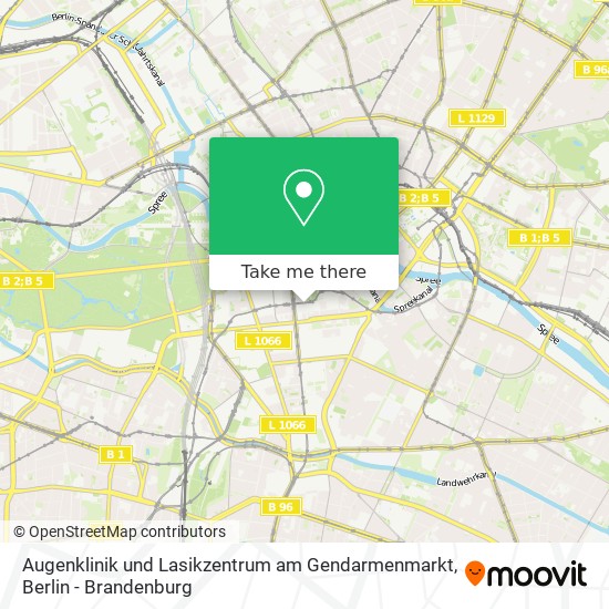 Augenklinik und Lasikzentrum am Gendarmenmarkt map