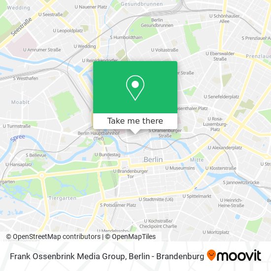 Frank Ossenbrink Media Group map