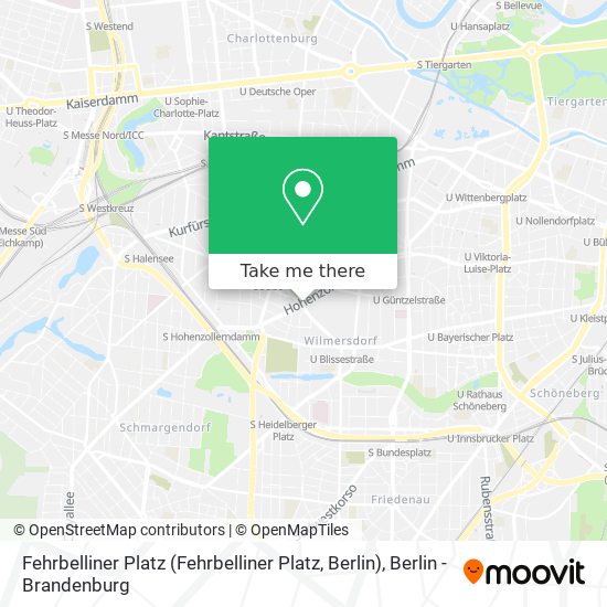 Карта Fehrbelliner Platz (Fehrbelliner Platz, Berlin)
