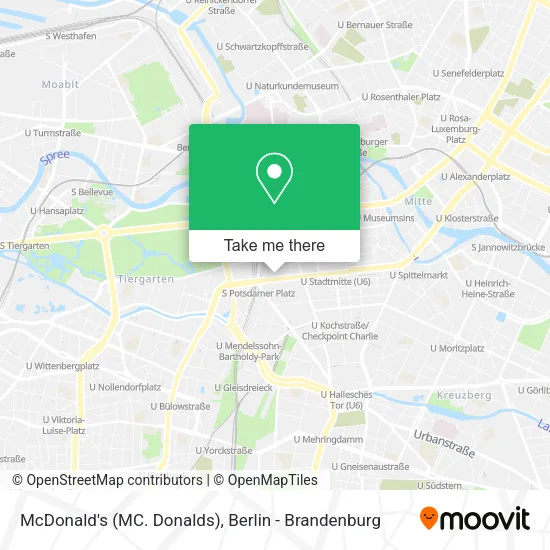 Карта McDonald's (MC. Donalds)