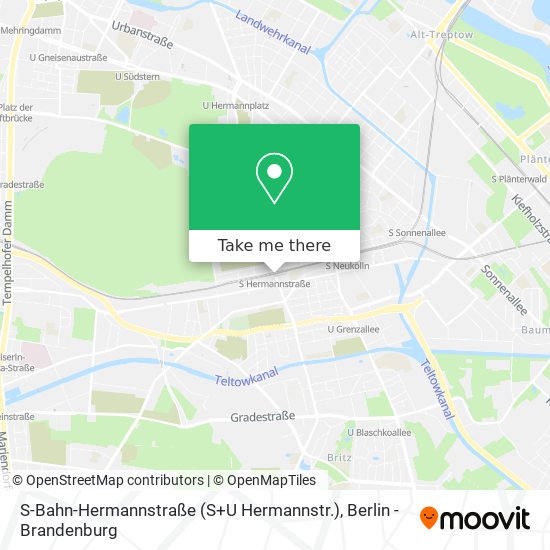 S-Bahn-Hermannstraße (S+U Hermannstr.) map