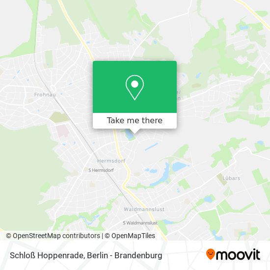 Schloß Hoppenrade map