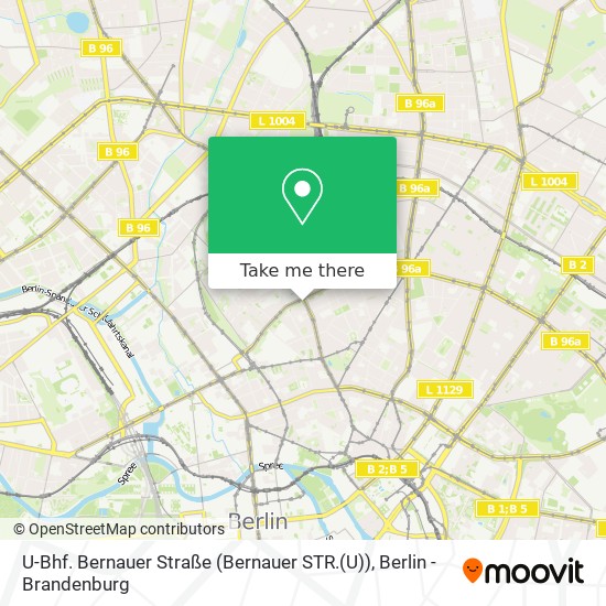 U-Bhf. Bernauer Straße (Bernauer STR.(U)) map