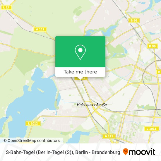 S-Bahn-Tegel (Berlin-Tegel (S)) map