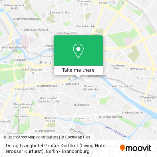 Derag Livinghotel Großer Kurfürst (Living Hotel Grosser Kurfurst) map