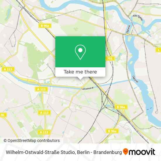 Wilhelm-Ostwald-Straße Studio map