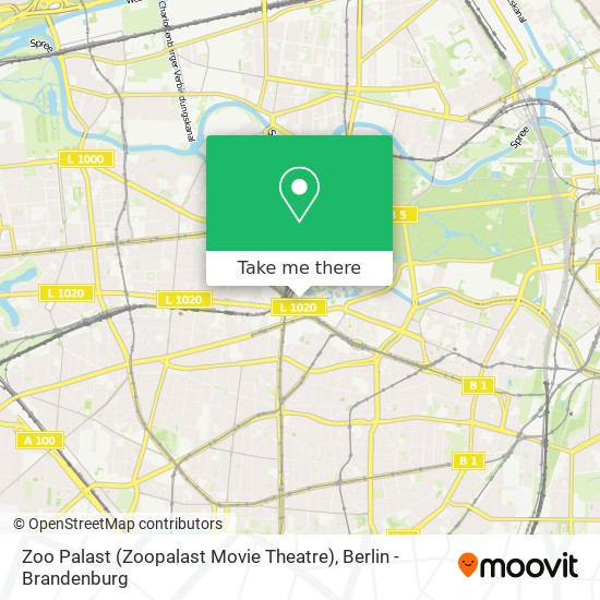Карта Zoo Palast (Zoopalast Movie Theatre)