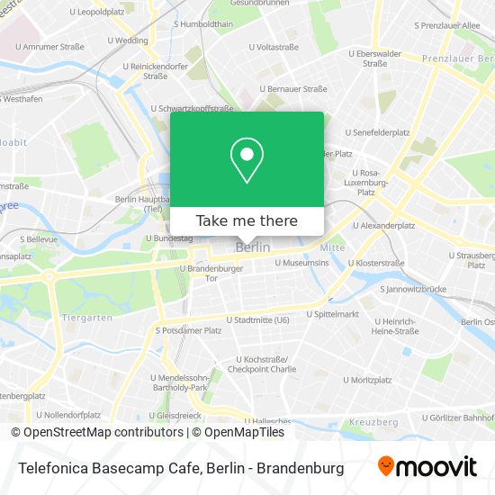 Карта Telefonica Basecamp Cafe