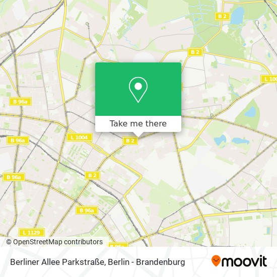 Карта Berliner Allee Parkstraße