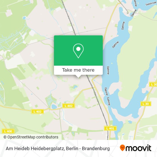 Am Heideb Heidebergplatz map