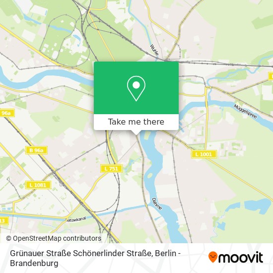 Grünauer Straße Schönerlinder Straße map