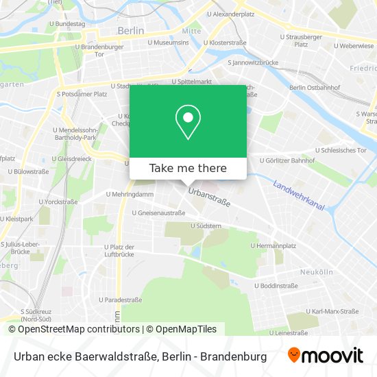 Urban ecke Baerwaldstraße map