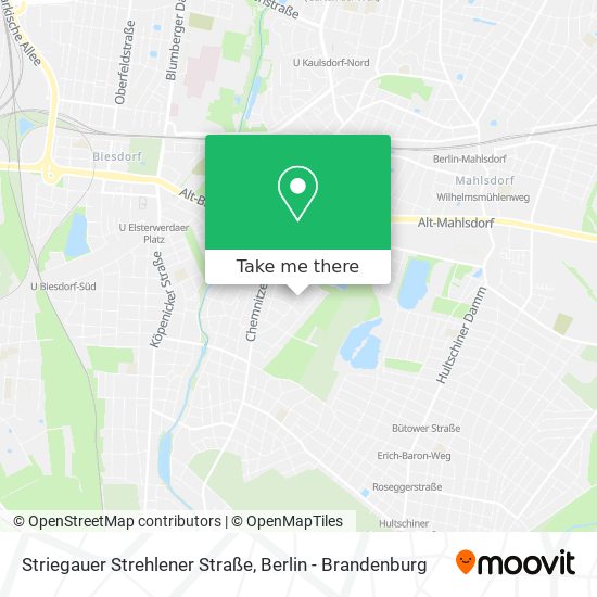 Striegauer Strehlener Straße map
