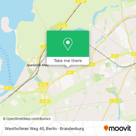 Westhofener Weg 40 map