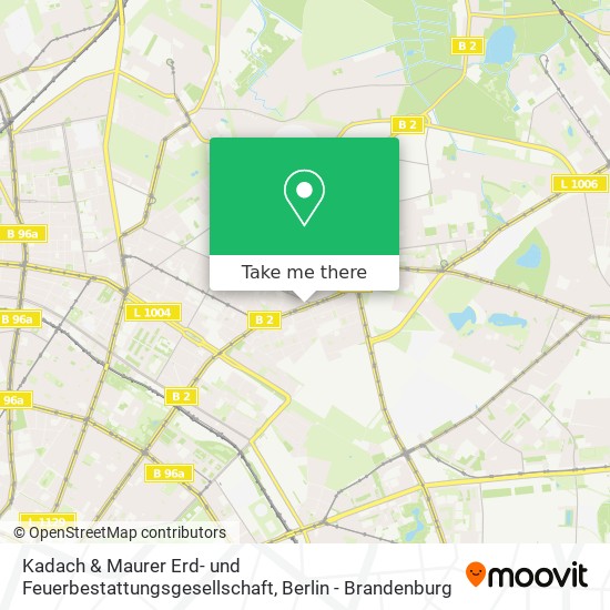 Kadach & Maurer Erd- und Feuerbestattungsgesellschaft map