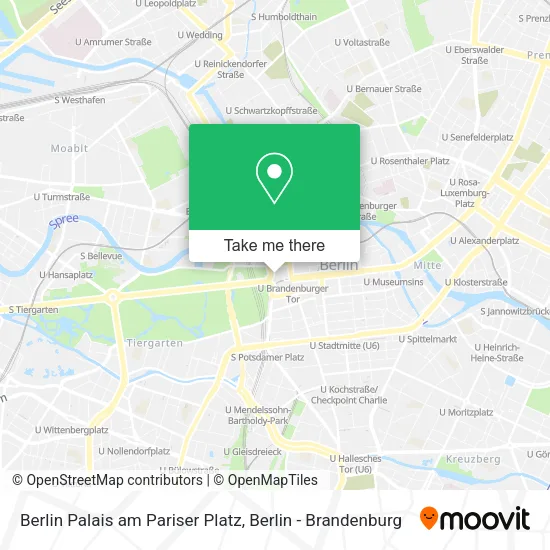 Карта Berlin Palais am Pariser Platz
