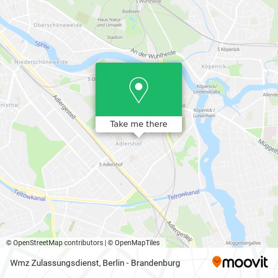 Wmz Zulassungsdienst map