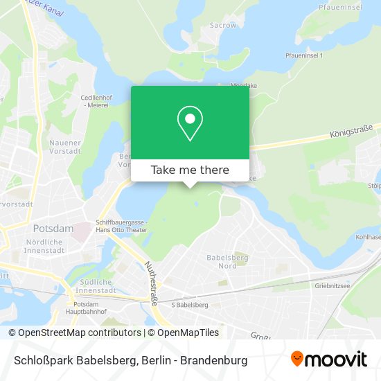 Schloßpark Babelsberg map