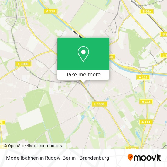 Modellbahnen in Rudow map