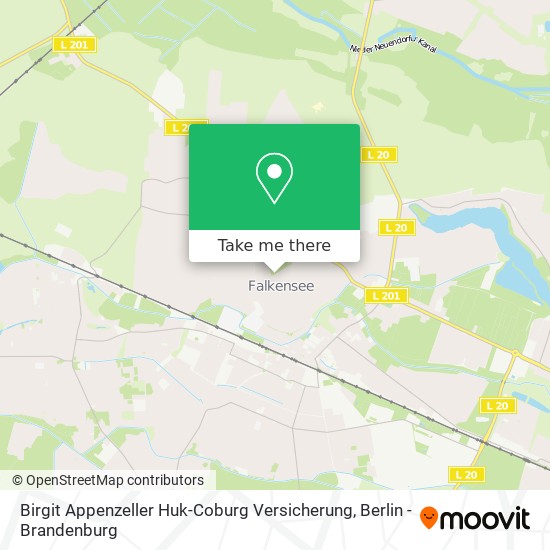 Карта Birgit Appenzeller Huk-Coburg Versicherung