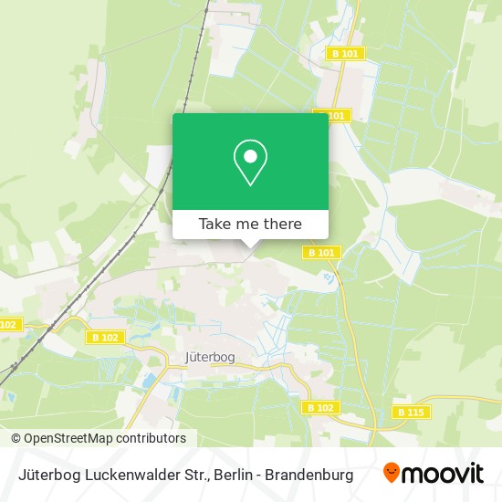 Карта Jüterbog Luckenwalder Str.