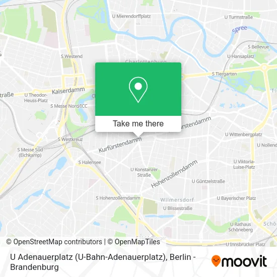 U Adenauerplatz (U-Bahn-Adenauerplatz) map