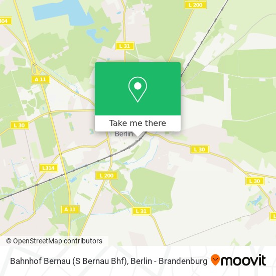 Карта Bahnhof Bernau (S Bernau Bhf)
