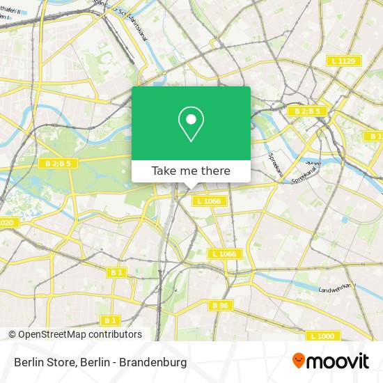 Berlin Store map
