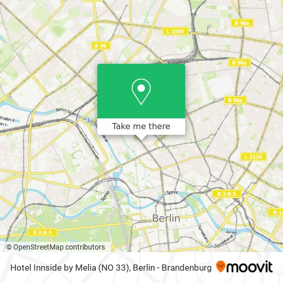 Hotel Innside by Melia (NO 33) map