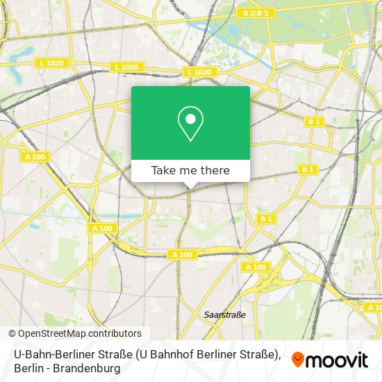 U-Bahn-Berliner Straße map