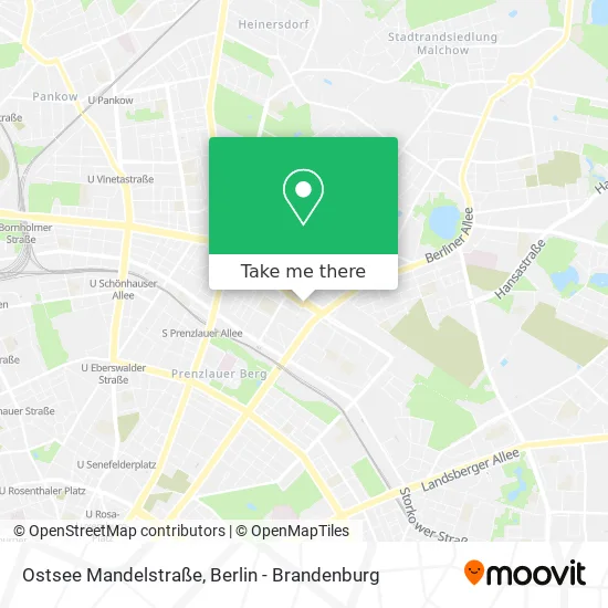 Ostsee Mandelstraße map