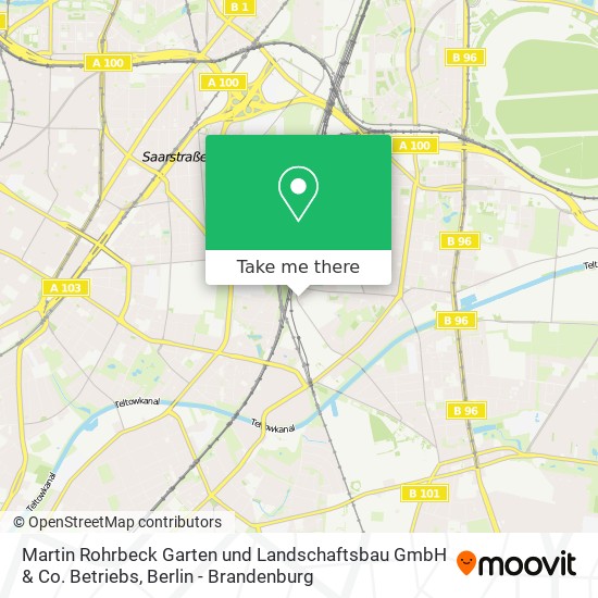 Martin Rohrbeck Garten und Landschaftsbau GmbH & Co. Betriebs map