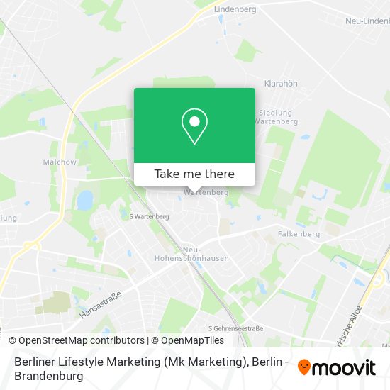 Berliner Lifestyle Marketing (Mk Marketing) map